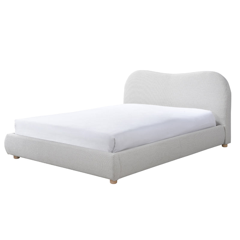 Wave Bed in Natural Weave