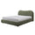 Wave Bed in Olive Soft Weave