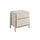 Whisper 2 Drawer Bedside - Oak White Ash