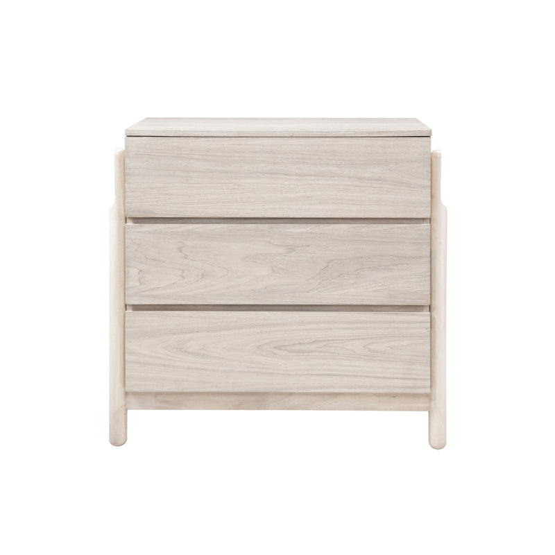 Whisper 3 Drawer Chest - Oak White Ash