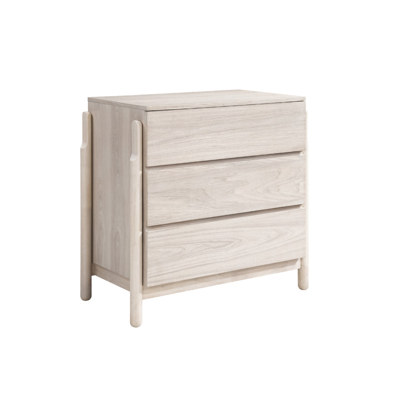 Whisper 3 Drawer Chest - Oak White Ash