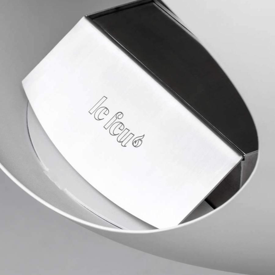 White Ground Wood Bioethanol Tripod Fireplace - Le Feu