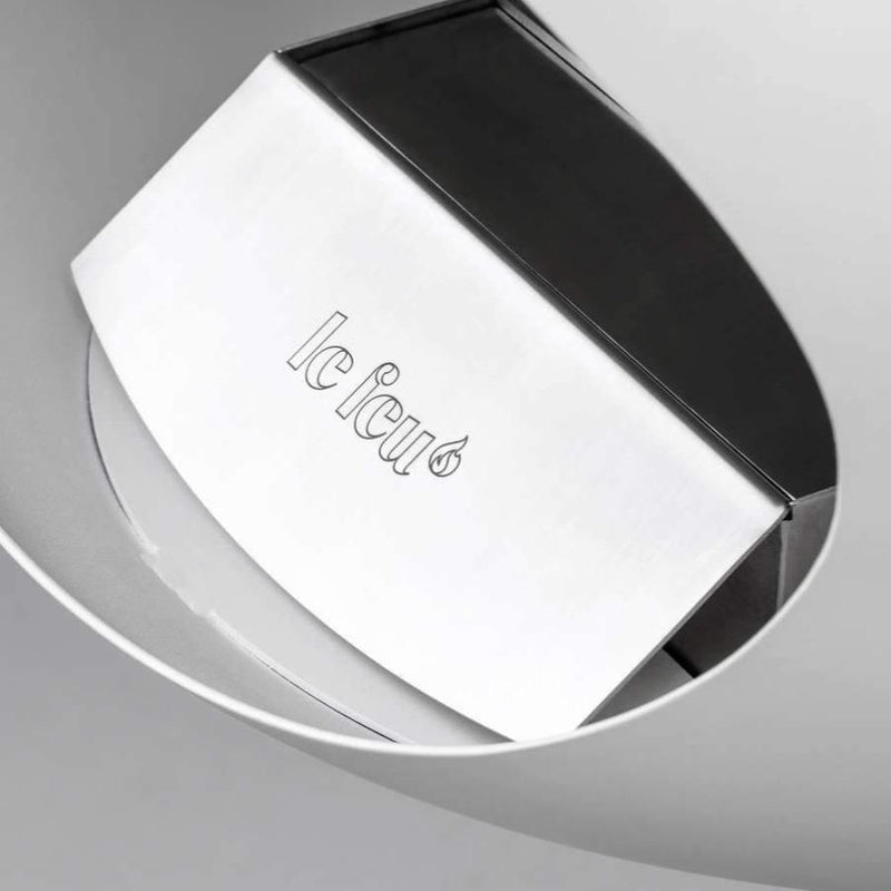 White Ground Wood Bioethanol Tripod Fireplace - Le Feu