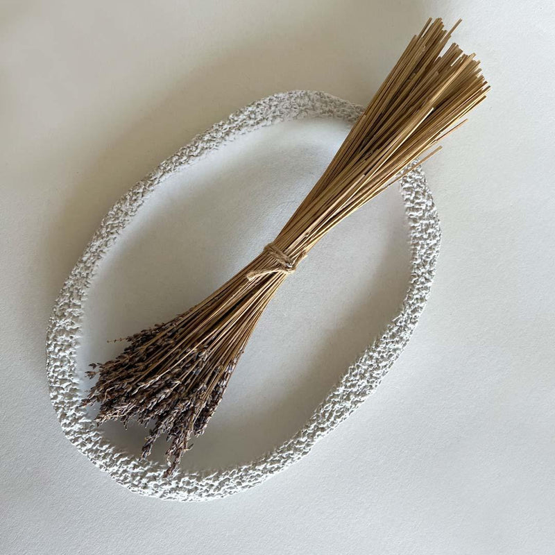 White Textured Ceramic Dinnerware Set - Coral Collection - Koti London