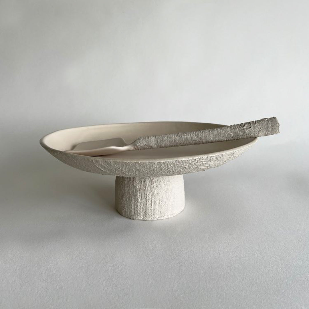 YUTA Ceramic Dinnerware Set - Beige - Koti London