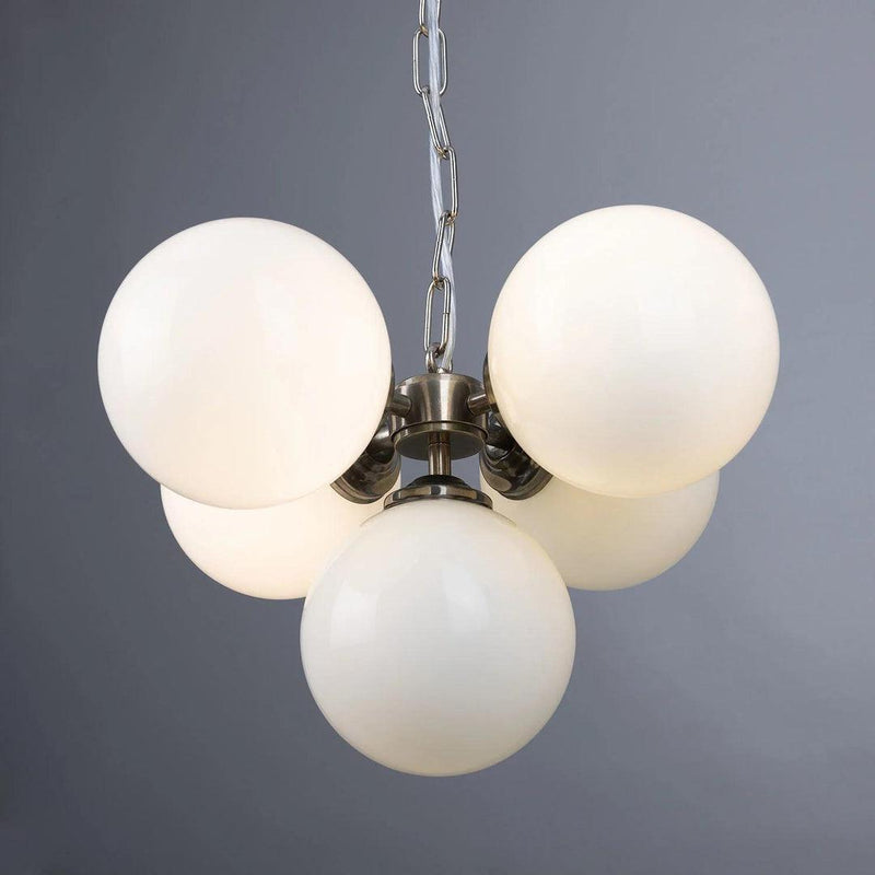 Yaounde Small Globe Chandelier - Mullan Lighting