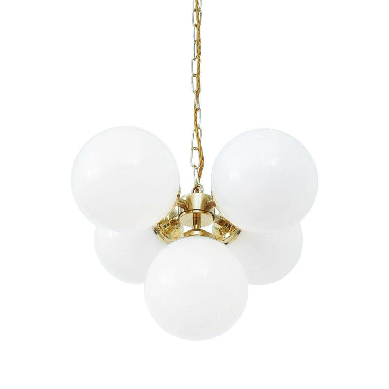 Yaounde Small Globe Chandelier - Mullan Lighting