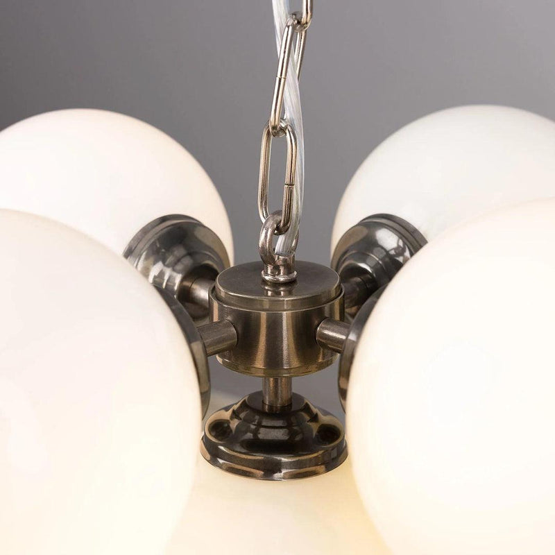 Yaounde Small Globe Chandelier - Mullan Lighting