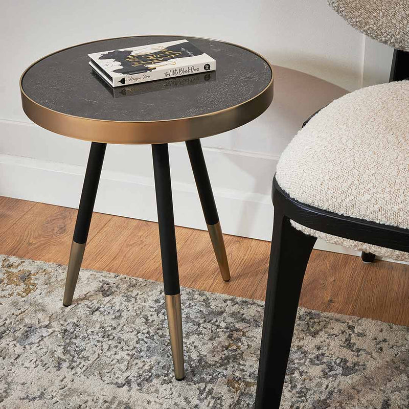 Zeus Marble Side Table - RV Astley