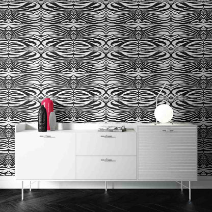Zulu Zebra Wallpaper - Liberty James Studio