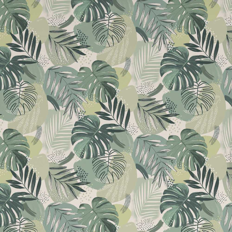 Abstract Jungle Wallpaper - Leaf Green - Brand Mckenzie