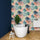 Abstract Jungle Wallpaper - Teal Blue - Brand Mckenzie