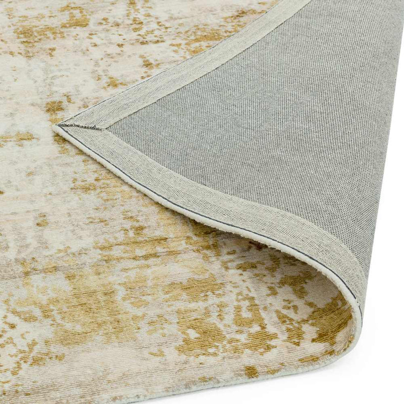 Abstract Screen Printed Hand Woven Rug - Autumn