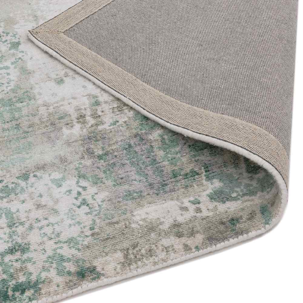 Abstract Screen Printed Hand Woven Rug - Green – Lime Lace