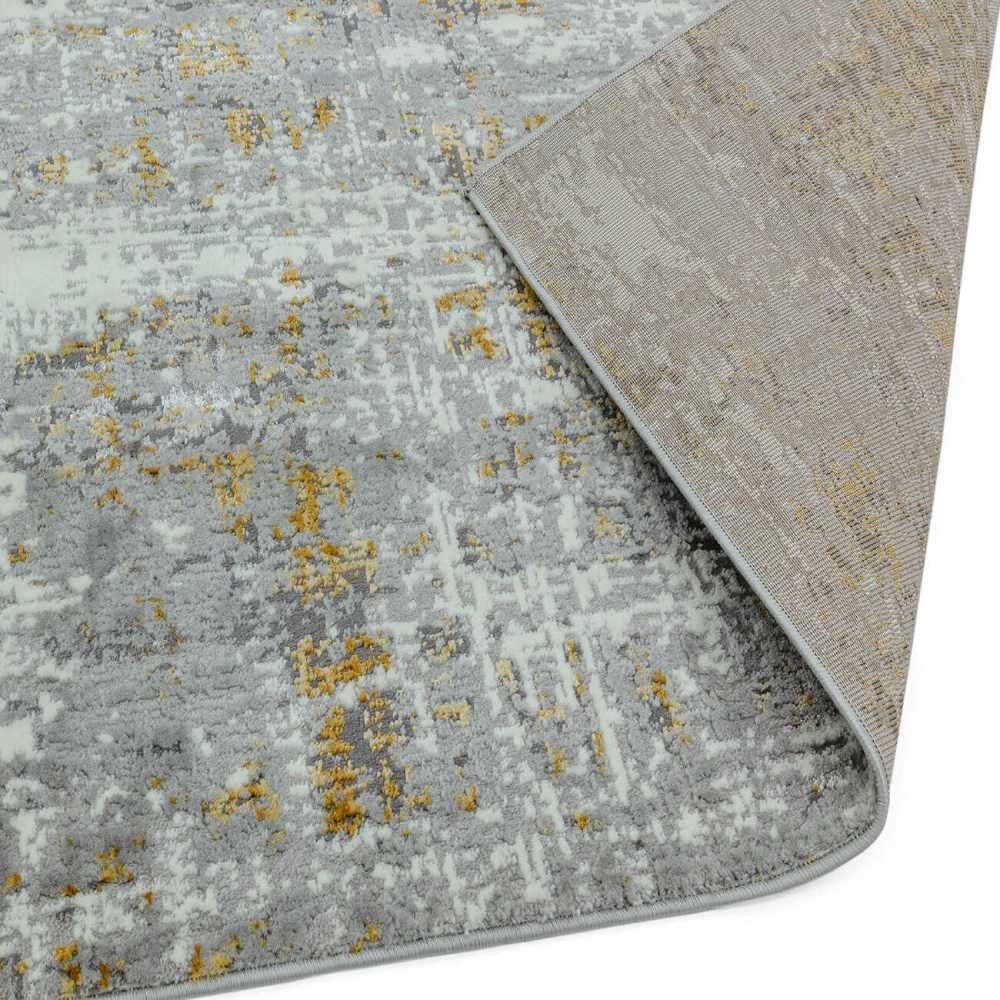 Abstract Yellow Tint Rug