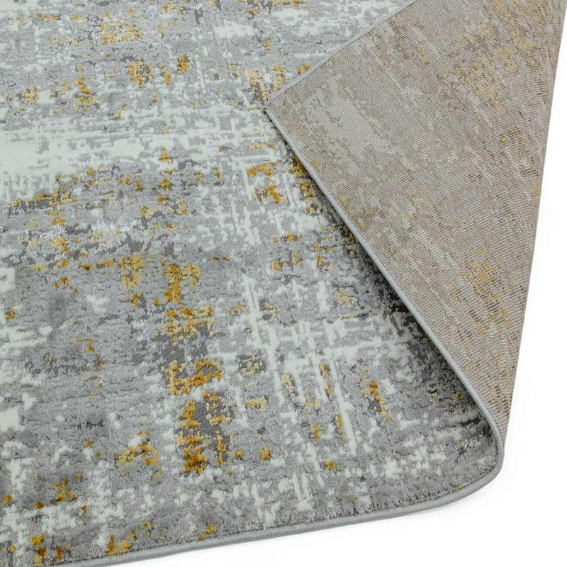 Abstract Yellow Tint Rug