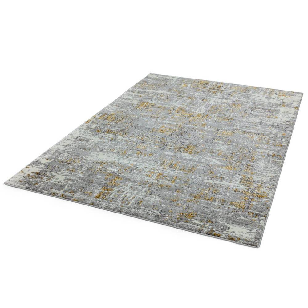 Abstract Yellow Tint Rug