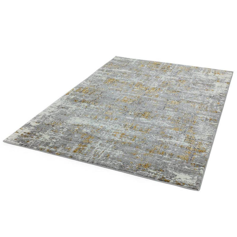 Abstract Yellow Tint Rug