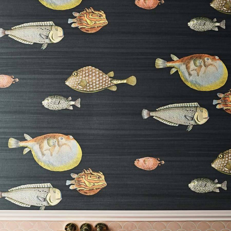 Acquario Wallpaper - Fornasetti Senza Tempo - Cole & Son