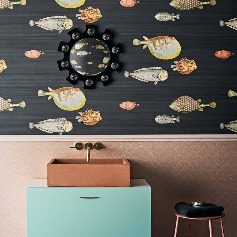 Acquario Wallpaper - Fornasetti Senza Tempo - Cole & Son