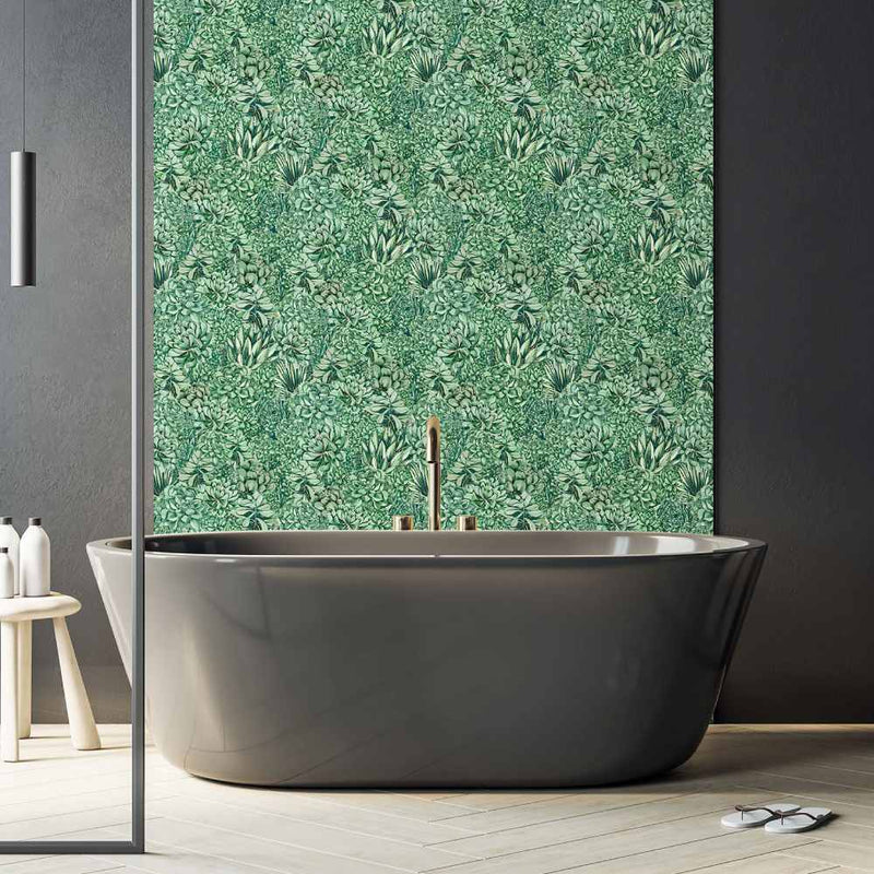 Alpine Landscape Wallpaper - Alpine Green - Brand Mckenzie