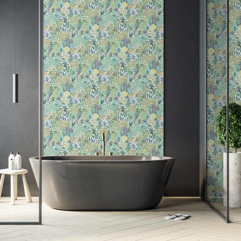 Alpine Landscape Wallpaper - Green Multi - Brand Mckenzie