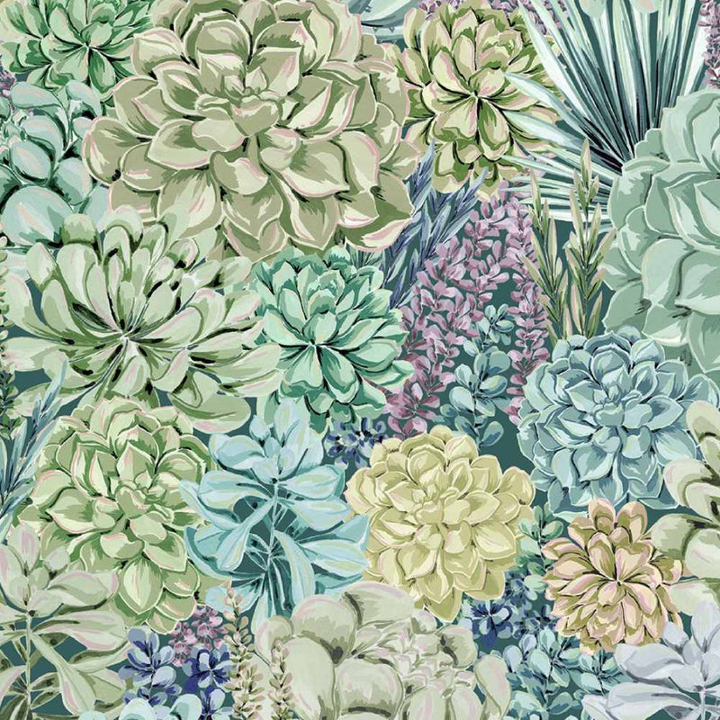 Alpine Landscape Wallpaper - Green Multi - Brand Mckenzie