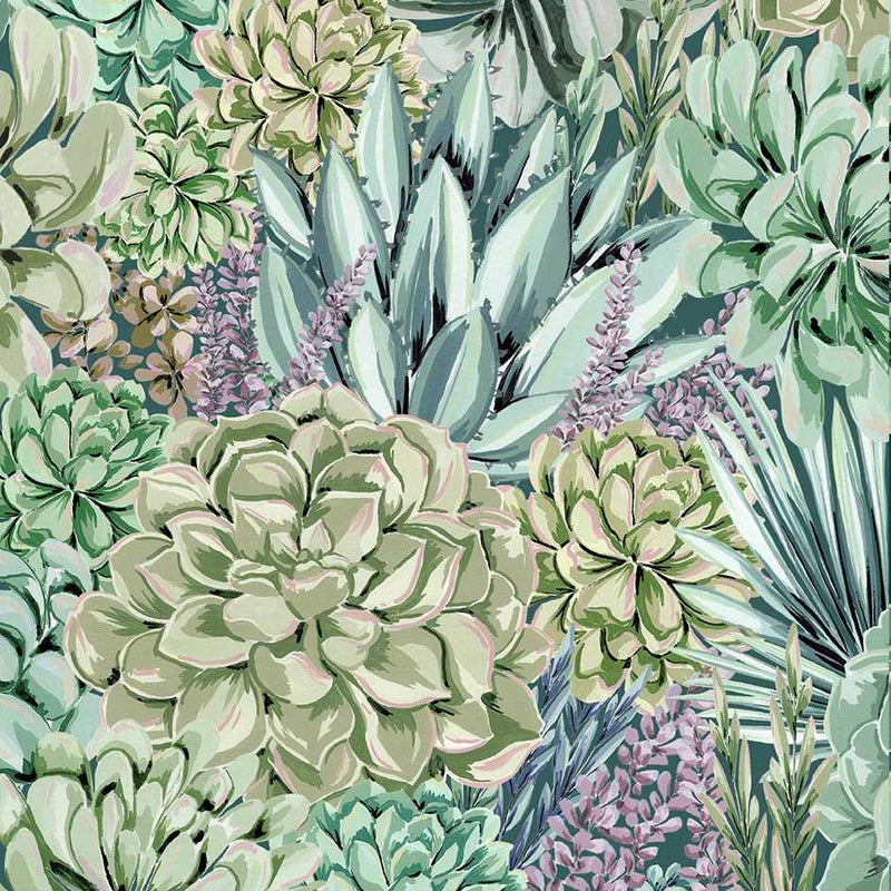 Alpine Landscape Wallpaper - Green Multi - Brand Mckenzie