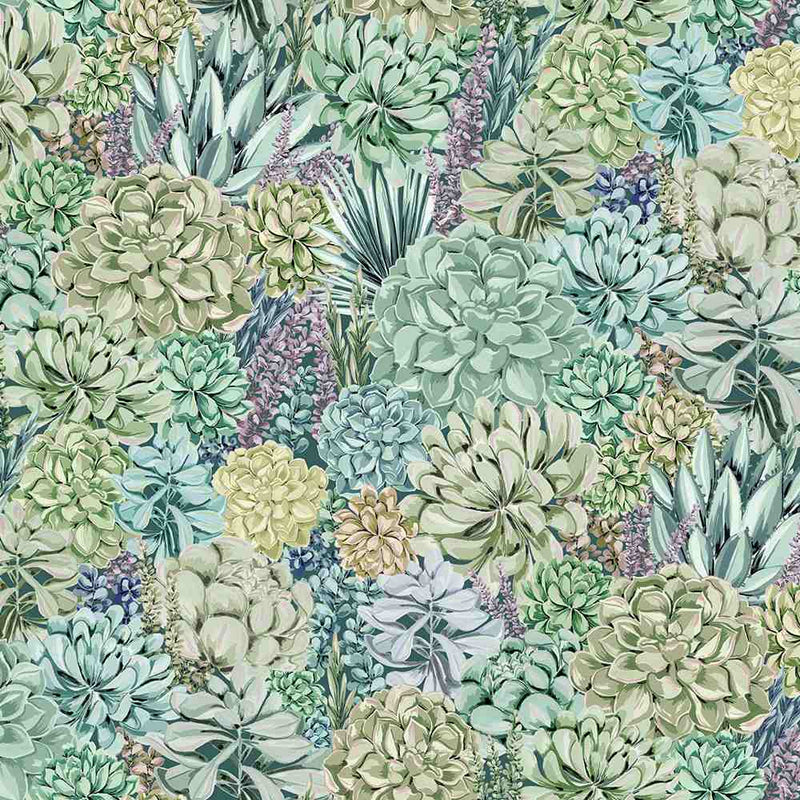 Alpine Landscape Wallpaper - Green Multi - Brand Mckenzie