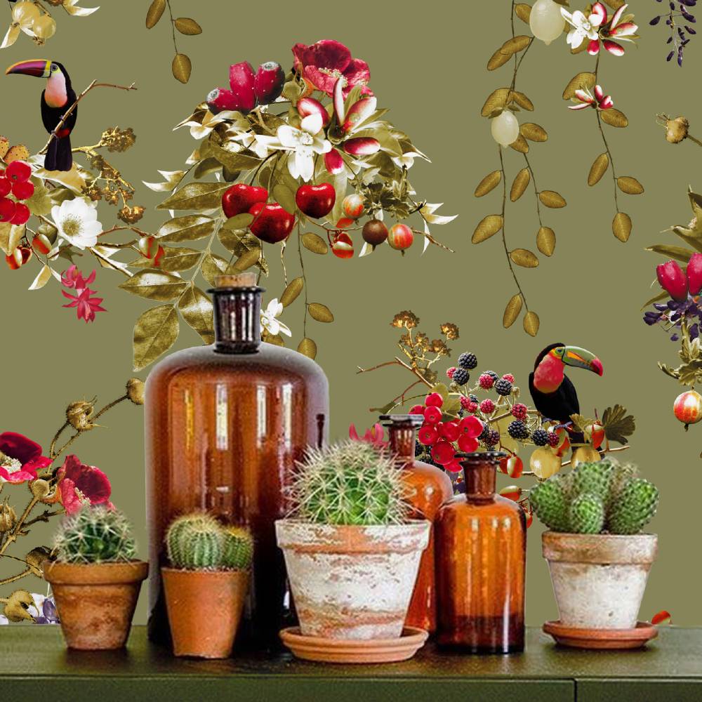 Amazonia Bloom Wallpaper Jungle &