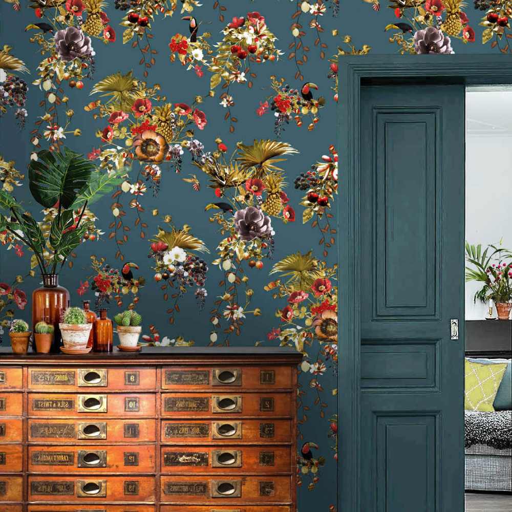 Amazonia Bloom Wallpaper Laguna &