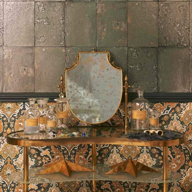 Antique Mirror Wallpaper - Mariinsky Damask - Cole & Son