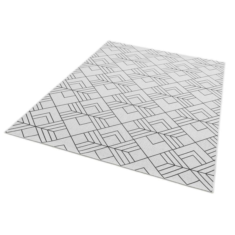 Art Deco Geometric Outdoor Rug