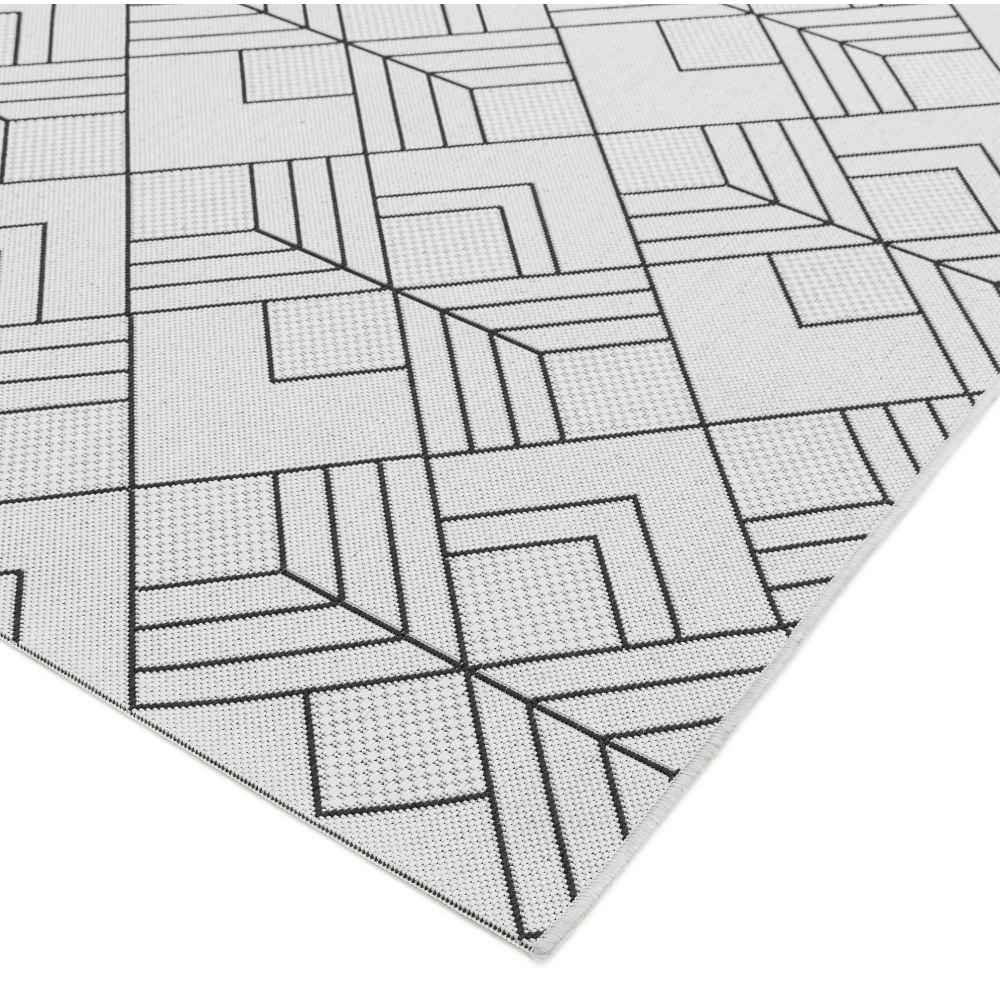 Art Deco Geometric Outdoor Rug