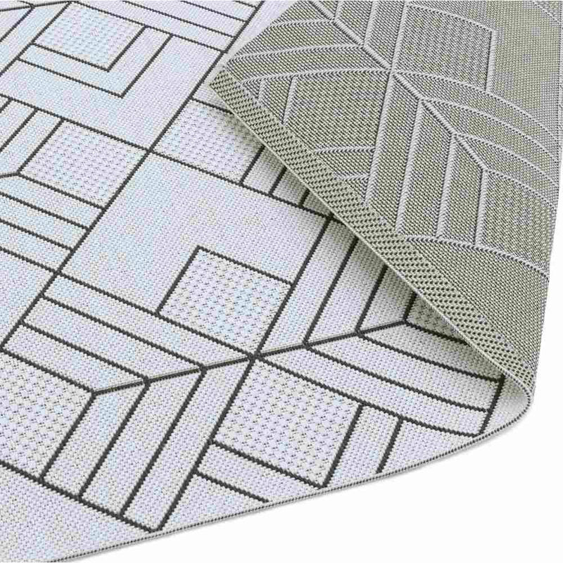Art Deco Geometric Outdoor Rug