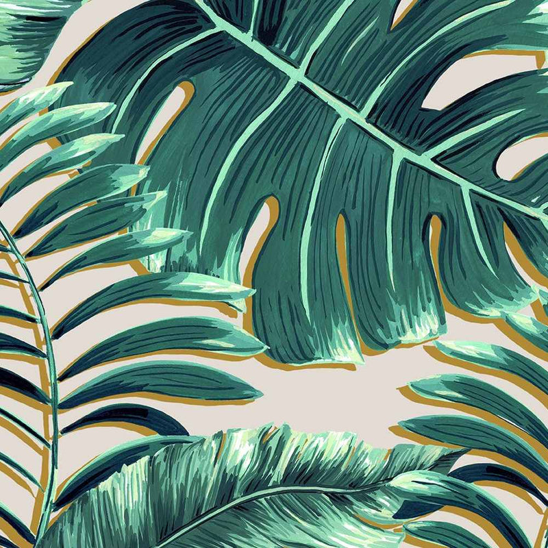Banana Leaves Max Wallpaper - Blush Pink - Brand Mckenzie