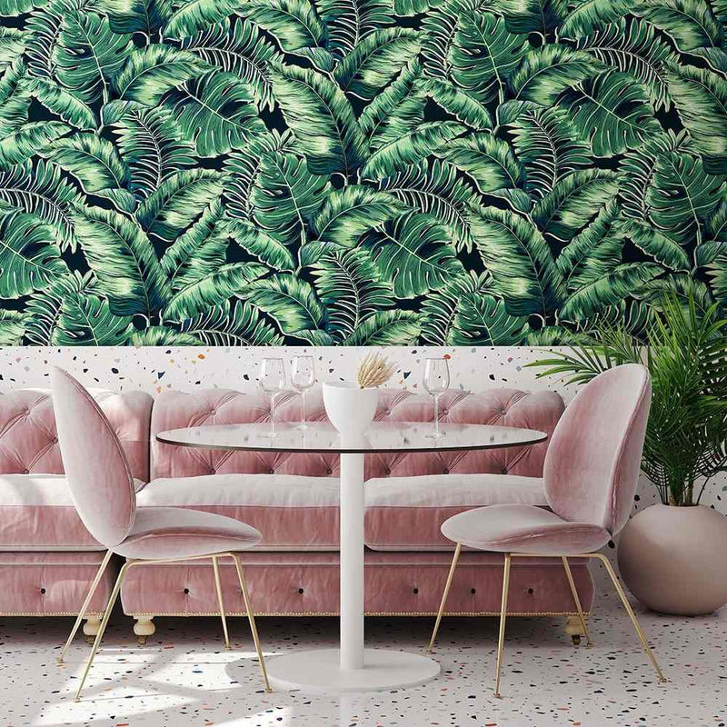 Banana Leaves Max Wallpaper - Leaf Green - Brand Mckenzie