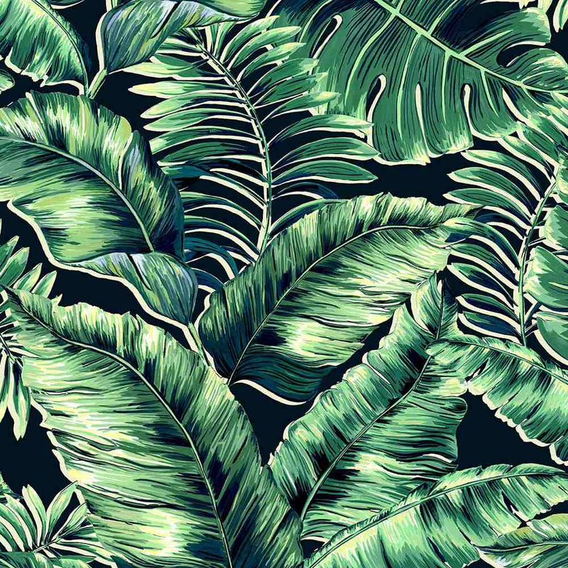 Banana Leaves Max Wallpaper - Leaf Green - Brand Mckenzie