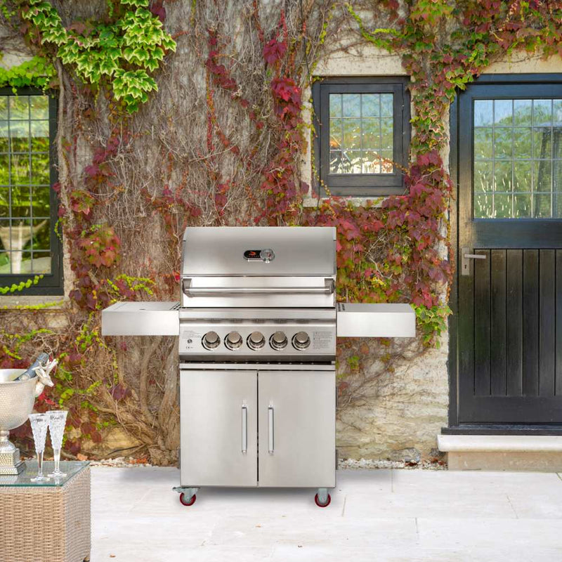 Bibury 3 Burner Gas BBQ & Rotisserie - Whistler Grills