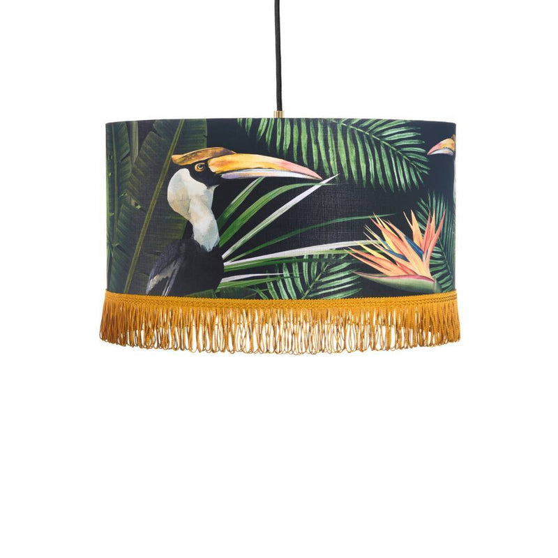 Birds Of Paradise Drum Pendant Lamp - MINDTHEGAP