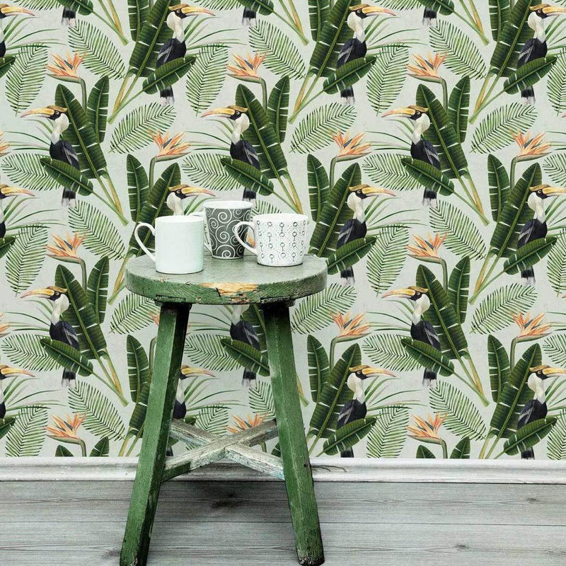 Birds Of Paradise Wallpaper - Set of 3 Rolls - MINDTHEGAP
