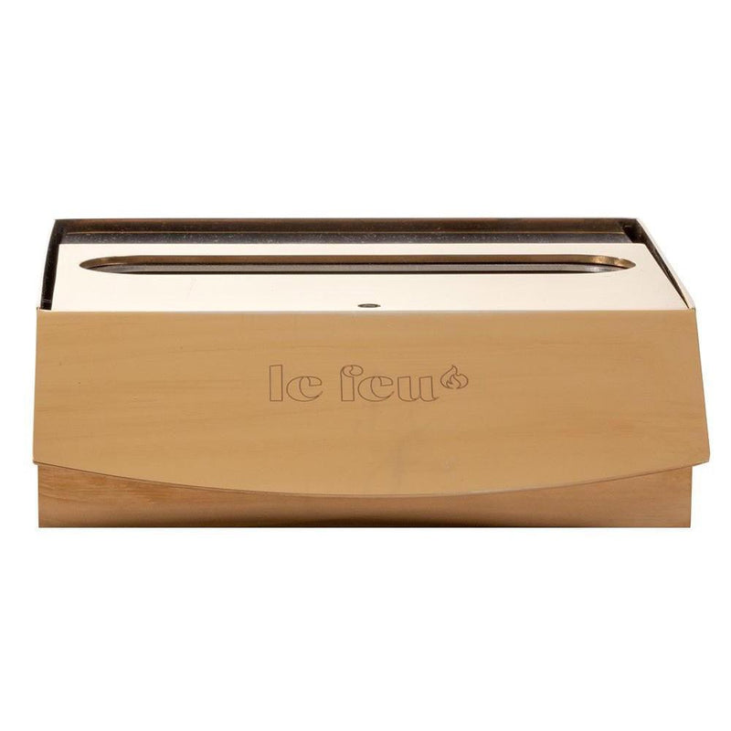 Black Ground High Bioethanol Tripod Fireplace - Rose Gold - Le Feu