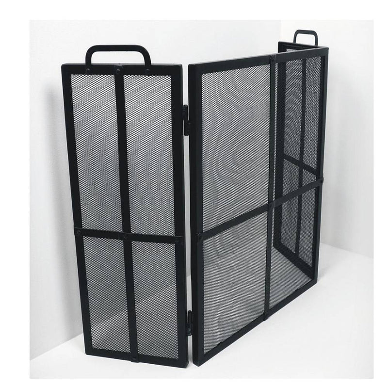 Black Iron Fire Screen Surround