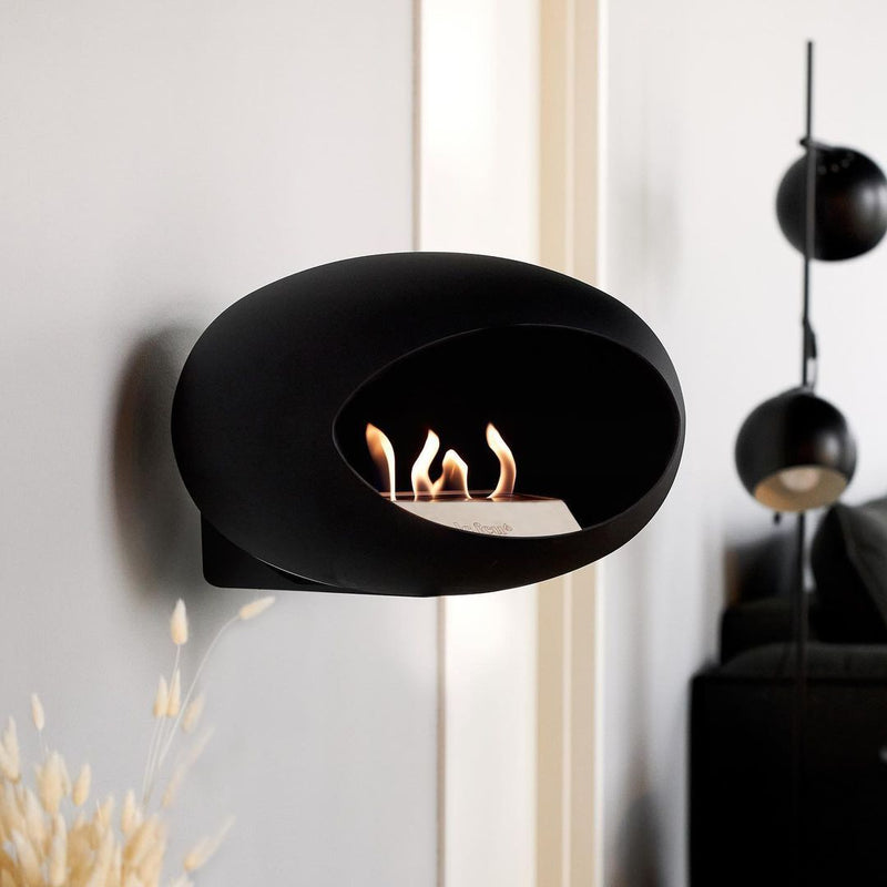 Black Wall Bioethanol Fire - Le Feu