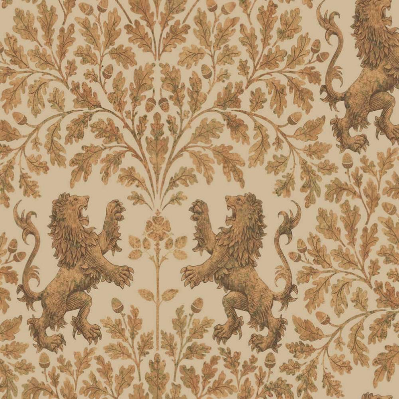 Boscobel Oak Wallpaper - Pearwood Collection - Cole & Son