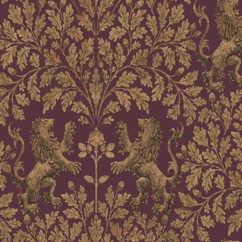 Boscobel Oak Wallpaper - Pearwood Collection - Cole & Son