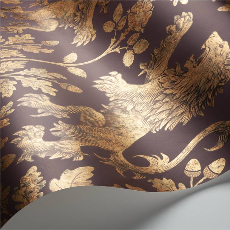 Boscobel Oak Wallpaper - Pearwood Collection - Cole & Son