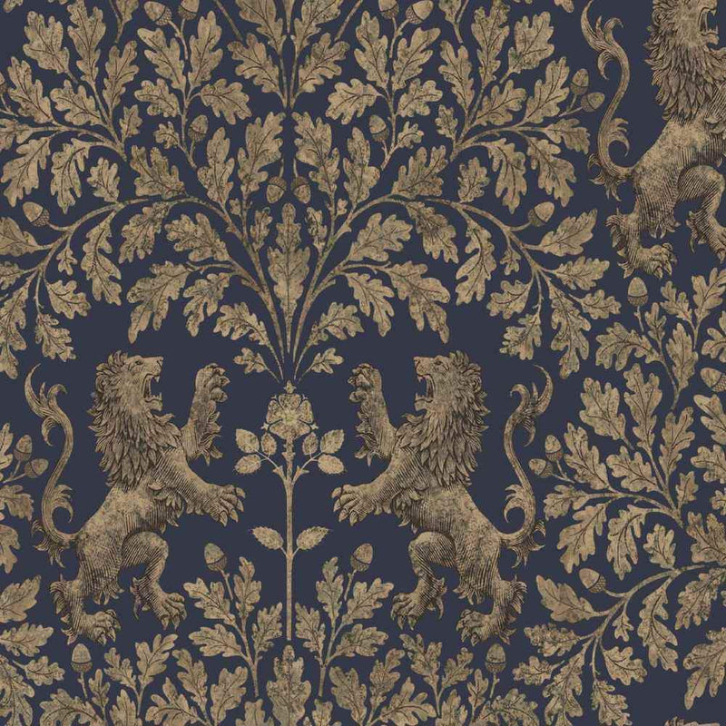 Boscobel Oak Wallpaper - Pearwood Collection - Cole & Son