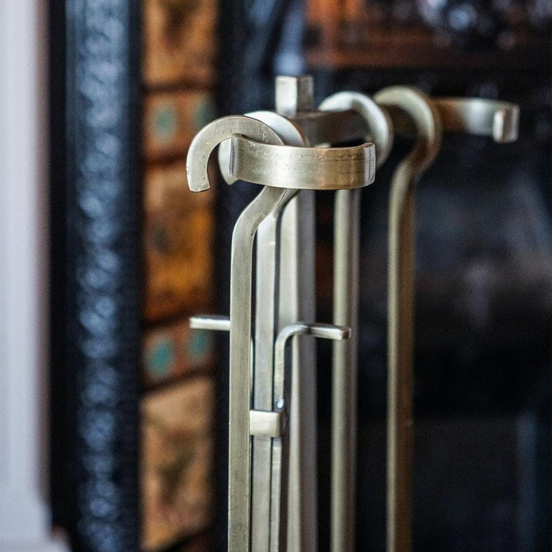 Brass Hanging Fire Tools Set