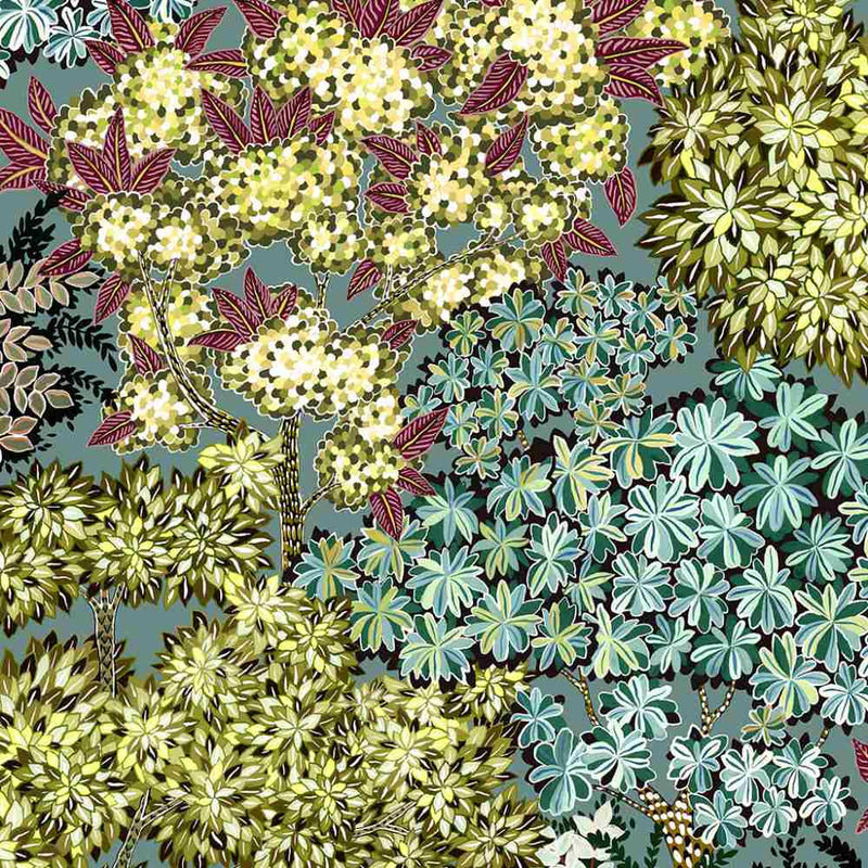 Broccoli Canopy Wallpaper - Josephine Munsey